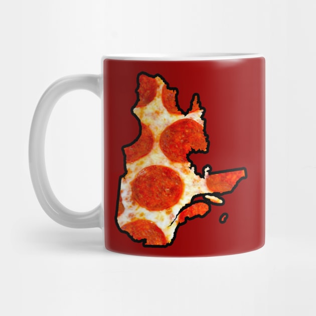 Quebec Canada Pepperoni Pizza by fearcity